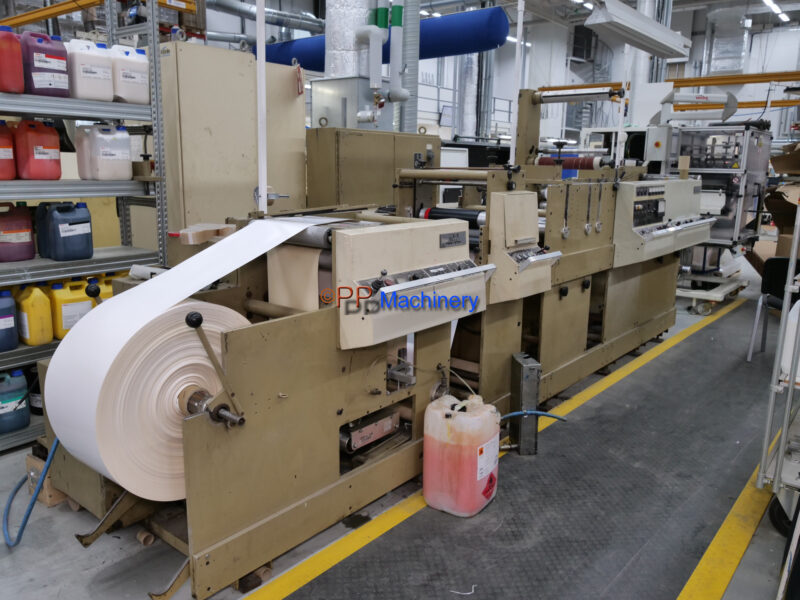 Mark Andy 4120 Slitter Rewinder Die Cutter Flexo printer